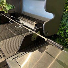 4 Burner Gas Grill SS Silver & Gray