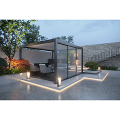 Pergola Sliding Shutter – Grey