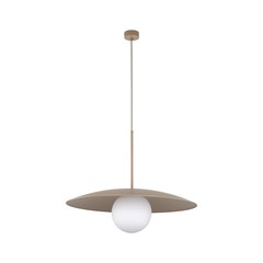 Hanging Lamp Slate Glass - Sand