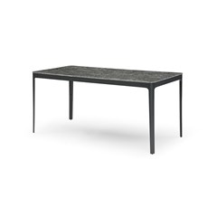 Dark Grey Dining Table - L180 x W90 x H76cm