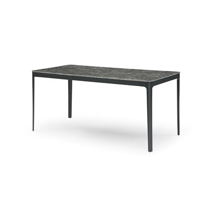 Dark Grey Dining Table - L180 x W90 x H76cm