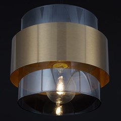 Midnight Brass Wall Light