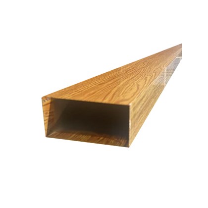 Outdoor Aluminum Tube - Light Walnut