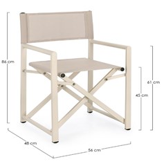 Foldable Armchair - Beige