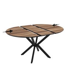 Dining Table  EXT 110-145x110x76 cm