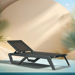 Sun lounger – Dark Grey