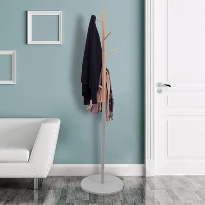 Grey Coat Rack 180Cm A1M1