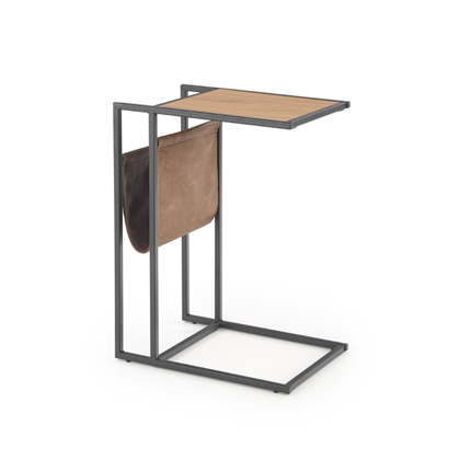 Compact Table Golden Oak  Black