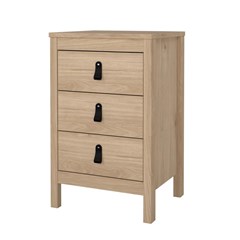 Madrid Nightstand 3 drawers