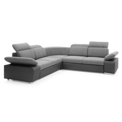 Cor Sofabed with Chaise Left – Dark Grey