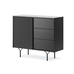 Sideboard 3 Cabinet – Black