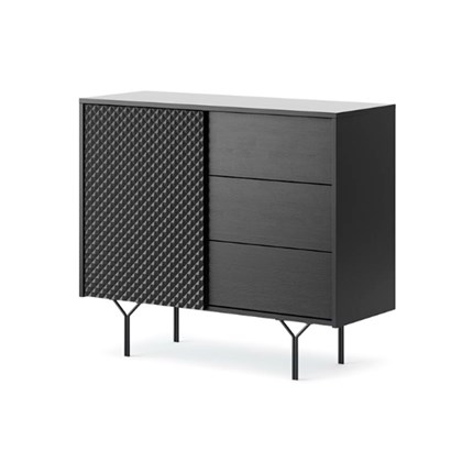 Sideboard 3 Cabinet – Black