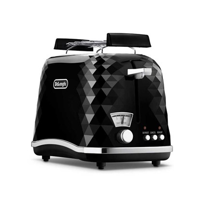 DeLonghi Brillante 2-Compartment Toaster Black