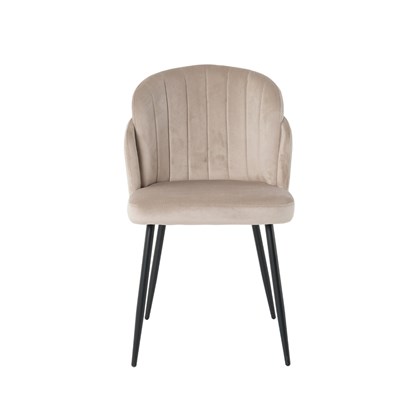 Velvet Light Brown  Dinning Chair