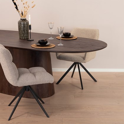 Dining Table Aron 200X110CM Brown