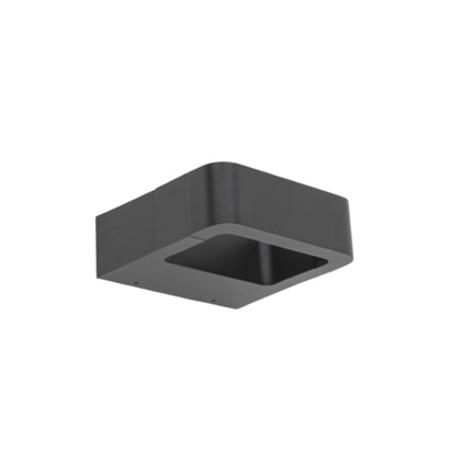 LED Wall Light – Graphite & Transparent