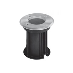 Inground Lighting Fixture Oradea r  1   Gu10  Nickel Matt  Ip65