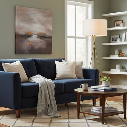 Floor Lamp – Iron & Gold