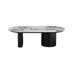 Coffee Table 1300x700x400 - Black & White