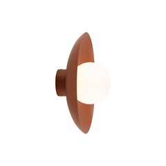 Wall Lamp Slate Glass - Brick Red