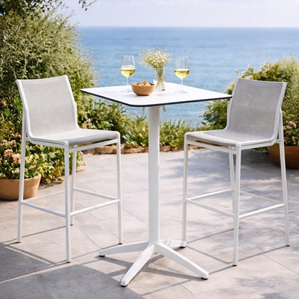Gemini Table High – White