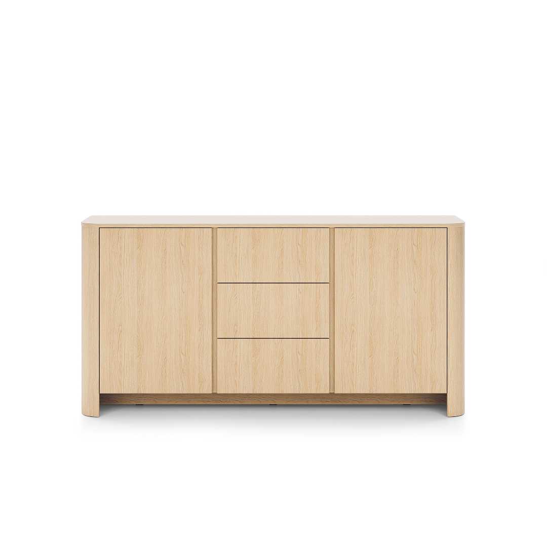 Sideboard – 3 Drawers & 2 Doors - Oak