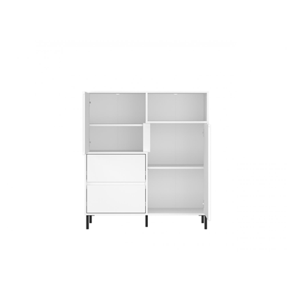 Sideboard Laminated 2 Doors - 2 Drawers - White