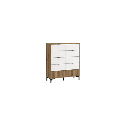Chest of Drawers – Alpine White & Coast Oak