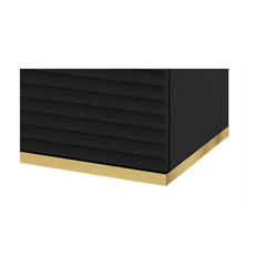 TV Unit MDF Wall Mounting 175 – Black