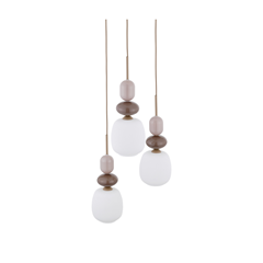 Zen Sabia Botti Pendant Lamp – White & Sabia