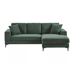 Reversible Sectional Sofa – Dark Green