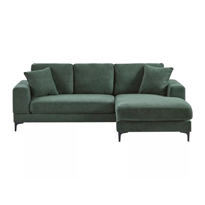 Reversible Sectional Sofa – Dark Green