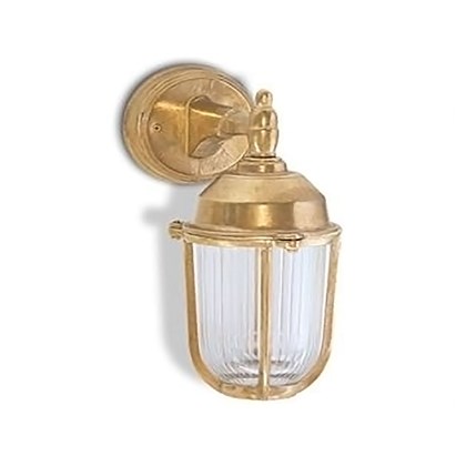 Solid Brass Lantern With Clear Glass Diffuser 10