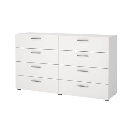 Pepe Double dresser 8 drawers White