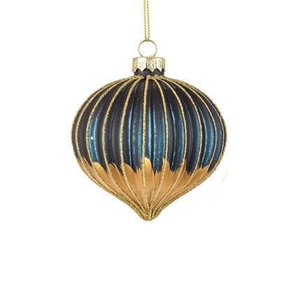 Modish Blue Gold Ornament