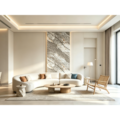 PVC Marble Sheet – Grey Matte