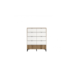 Chest of Drawers – Alpine White & Coast Oak