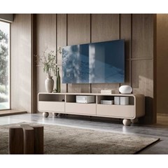 TV Unit 3 Drawers 180cm – Cashmere