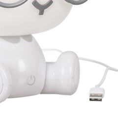 Rabbit LED Table Lamp – White & Light Grey