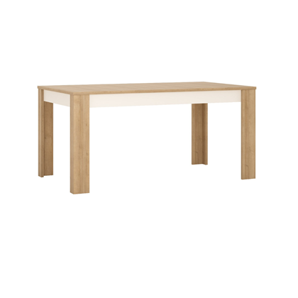 Extendable Table 160-200 – Riviera Oak Light & White High Gloss