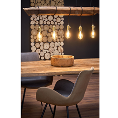 Extendable Table 120–180/80 – Black