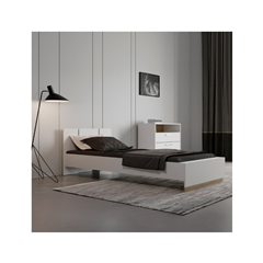 Bed 90x200 – White & Kronberg Oak