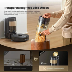 Robot Vacuum-Suction &  Auto-Empty Station