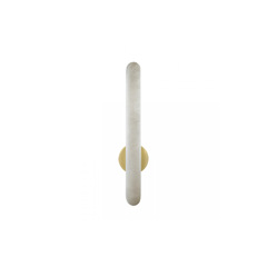 Wall Light 15W 3000K Triac – Alabaster & Brass
