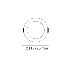 LED Panel 6W 2800K