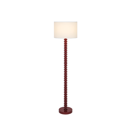 Floor Light – Dark Red/White