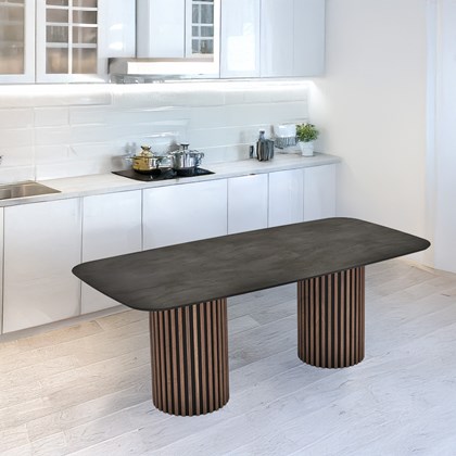 Dining Table 220x103x76cm - Irony Matt