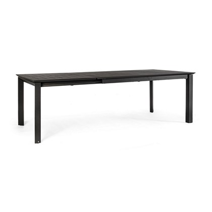 Dark Grey Extendable Table 160-240x100cm