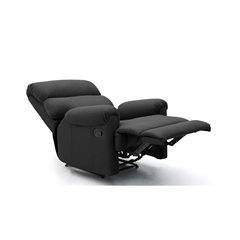 Manual Recliner Chair 92x90x105 - Dark Grey