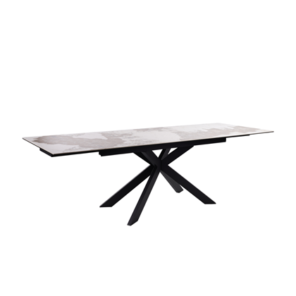 Extendable Chinese Ceramic Table 160-240 x 90 x 76 cm